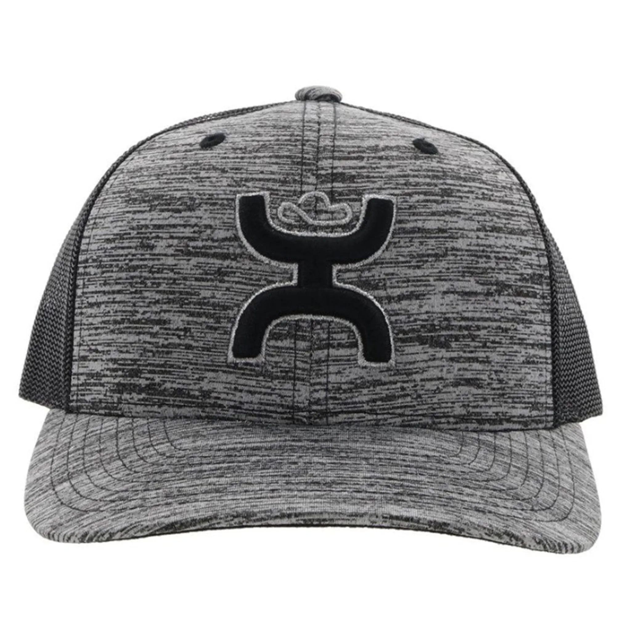 Hooey Sterling Grey & Black Snapback Cap