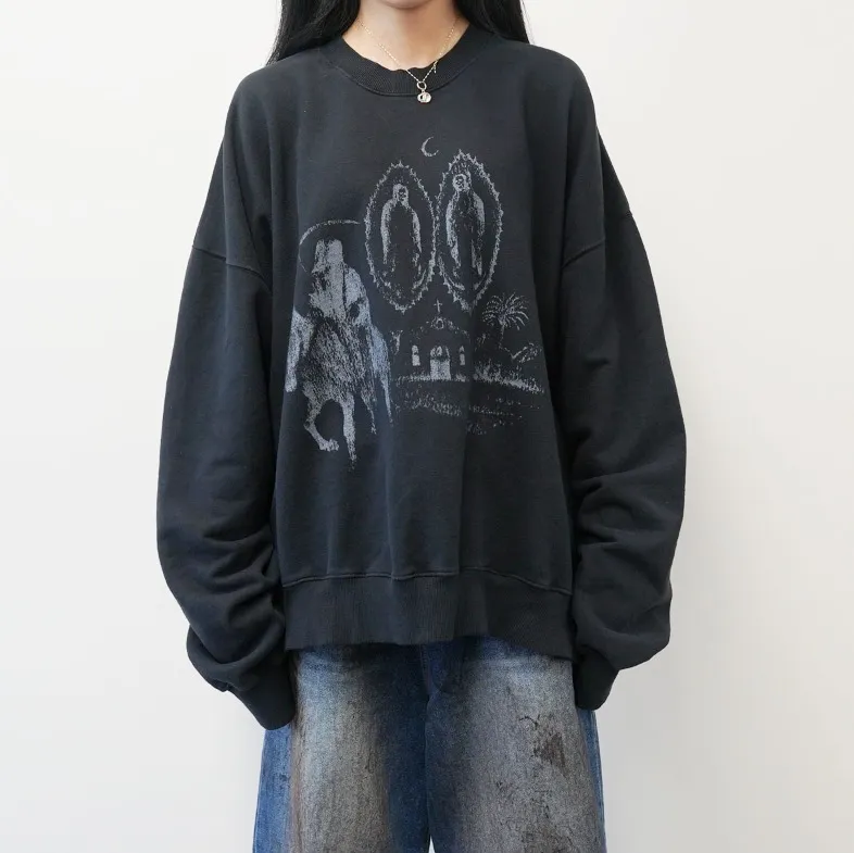 IONSEOUL  |Unisex Street Style Sweatshirts