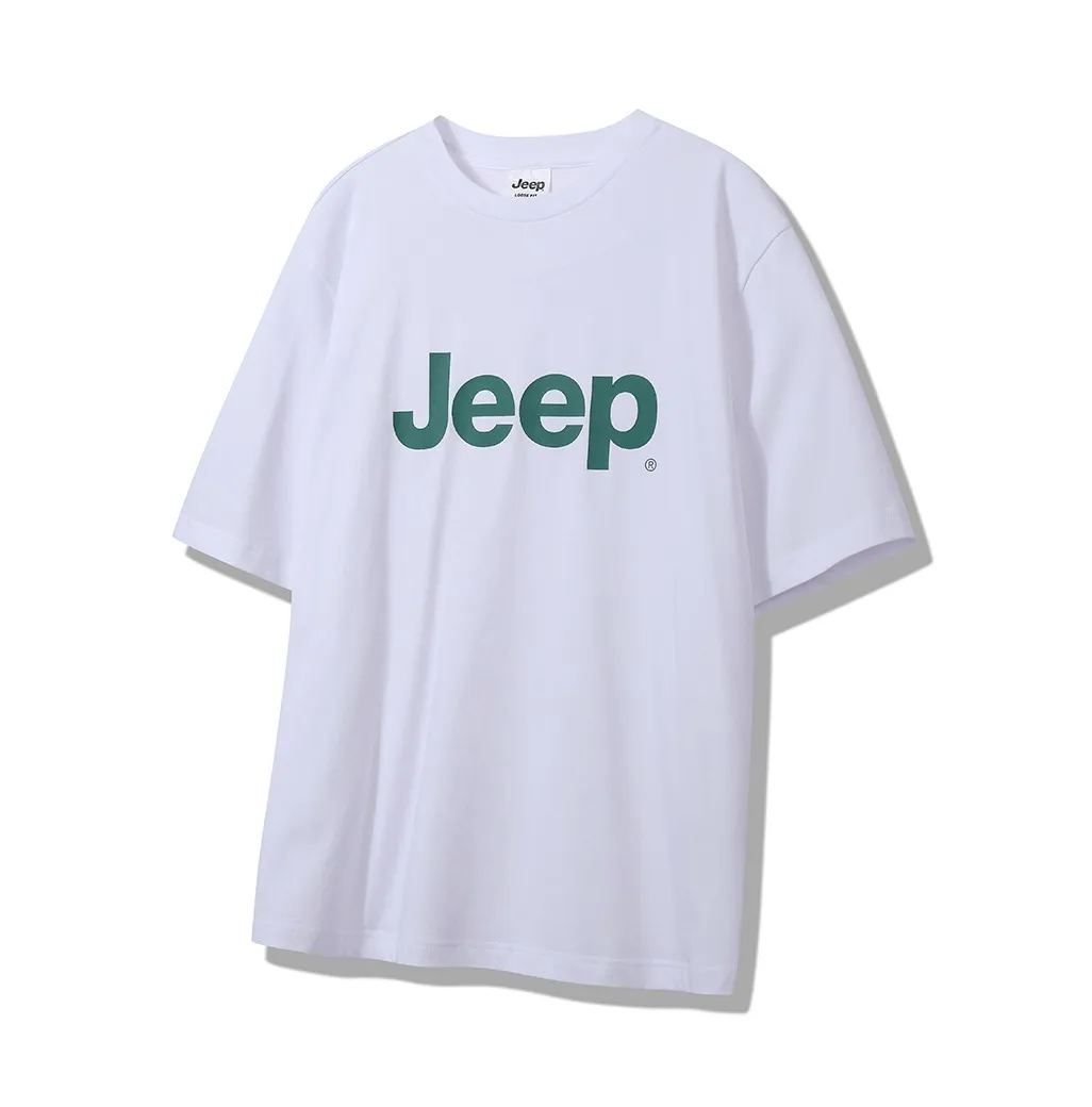 JEEP  |Unisex U-Neck Logo T-Shirts