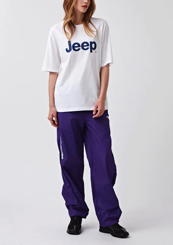 JEEP  |Unisex U-Neck Logo T-Shirts