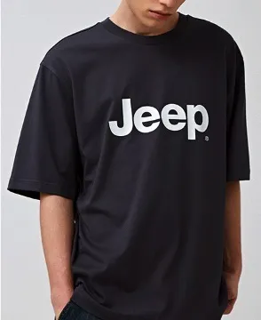 JEEP  |Unisex U-Neck Logo T-Shirts