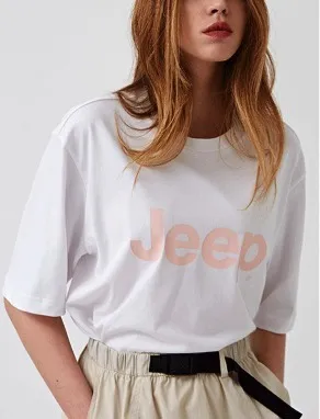 JEEP  |Unisex U-Neck Logo T-Shirts