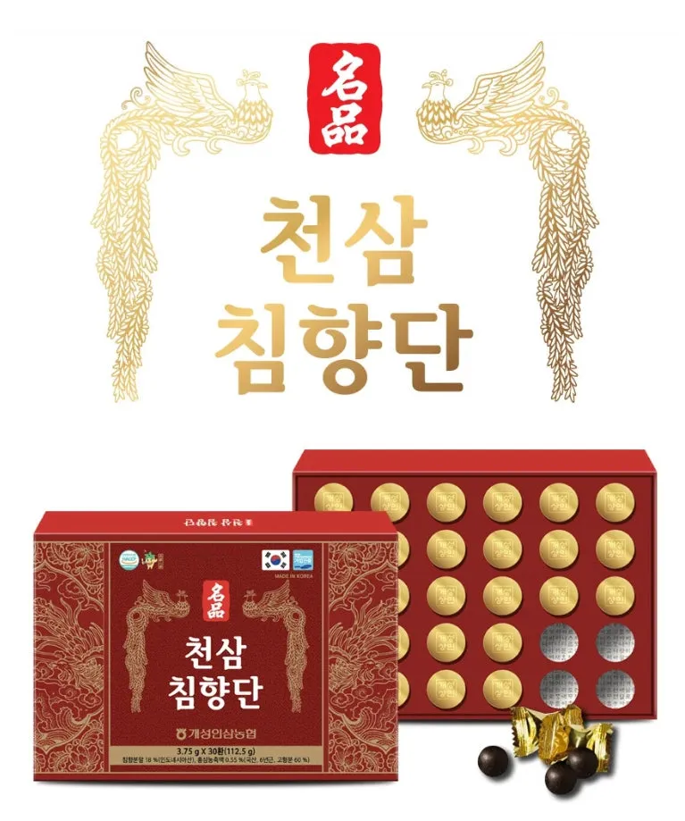 Kaesong Ginseng Nonghyup Cheon Ginseng Aloeswood 30 Pills Health Supplements Fatigue Vitality Gifts Immunity Red Ginseng