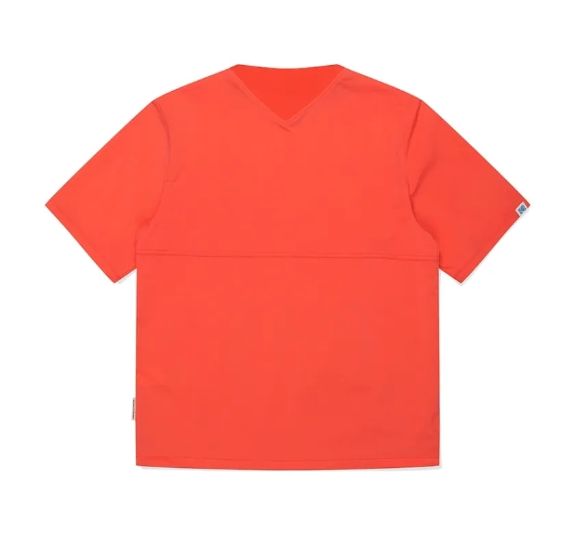 KODAK  |Unisex Nylon Street Style U-Neck Plain Short Sleeves Logo