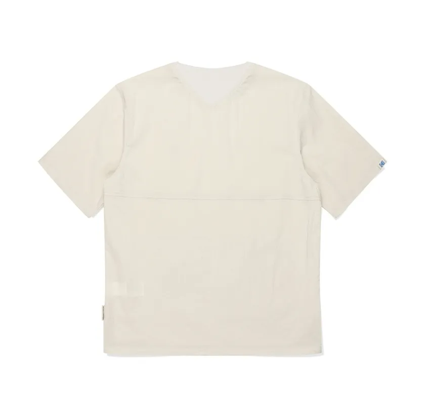 KODAK  |Unisex Nylon Street Style U-Neck Plain Short Sleeves Logo