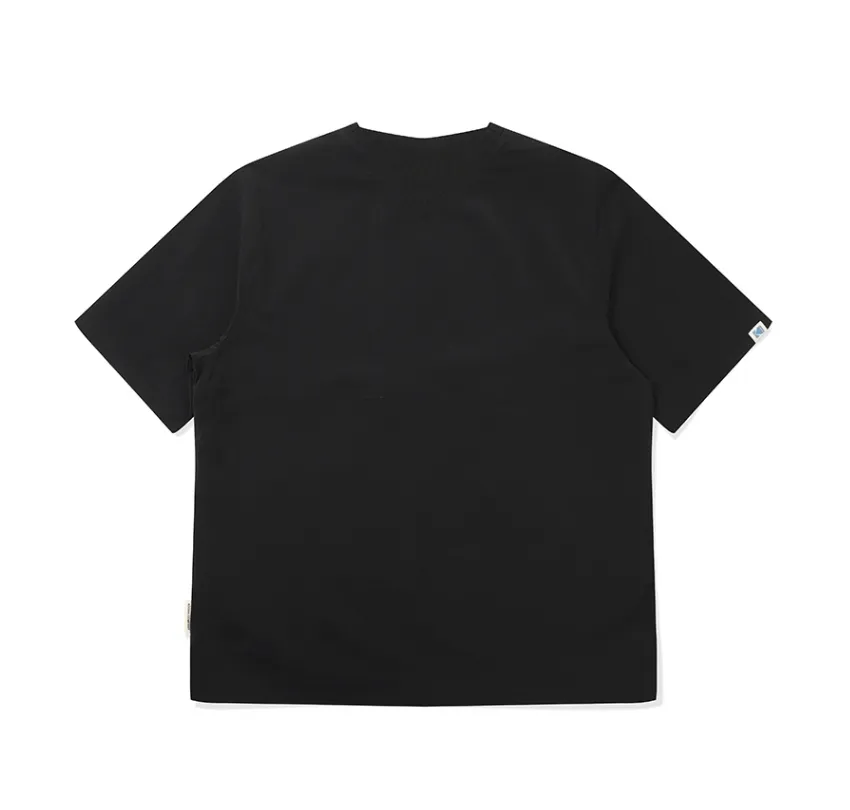 KODAK  |Unisex Nylon Street Style U-Neck Plain Short Sleeves Logo