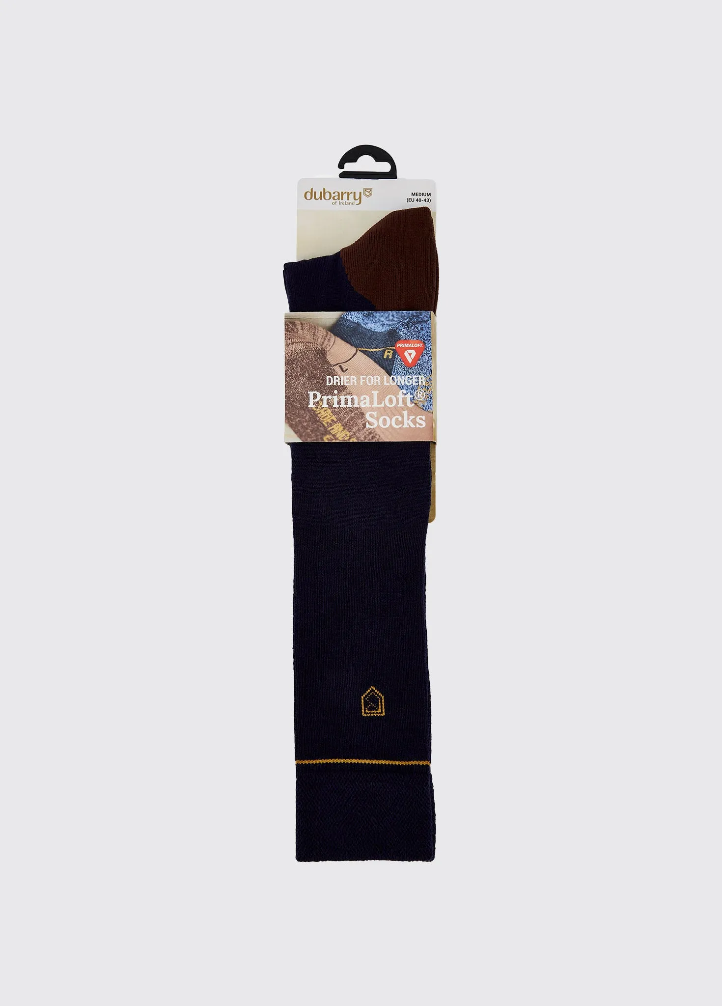 Lambeg Mens Long PrimaLoft Sock - Navy