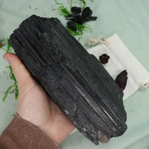 Large Black Tourmaline Specimen ~ Dispels Negative Energy