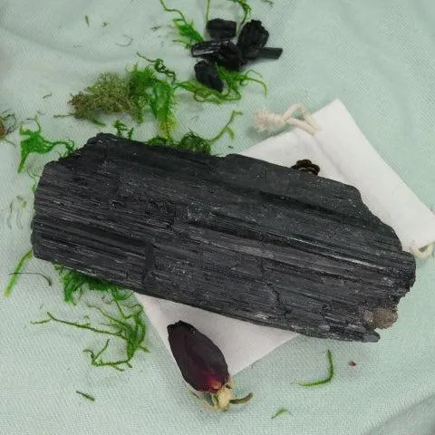 Large Black Tourmaline Specimen ~ Dispels Negative Energy