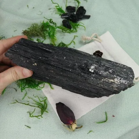 Large Black Tourmaline Specimen ~ Dispels Negative Energy