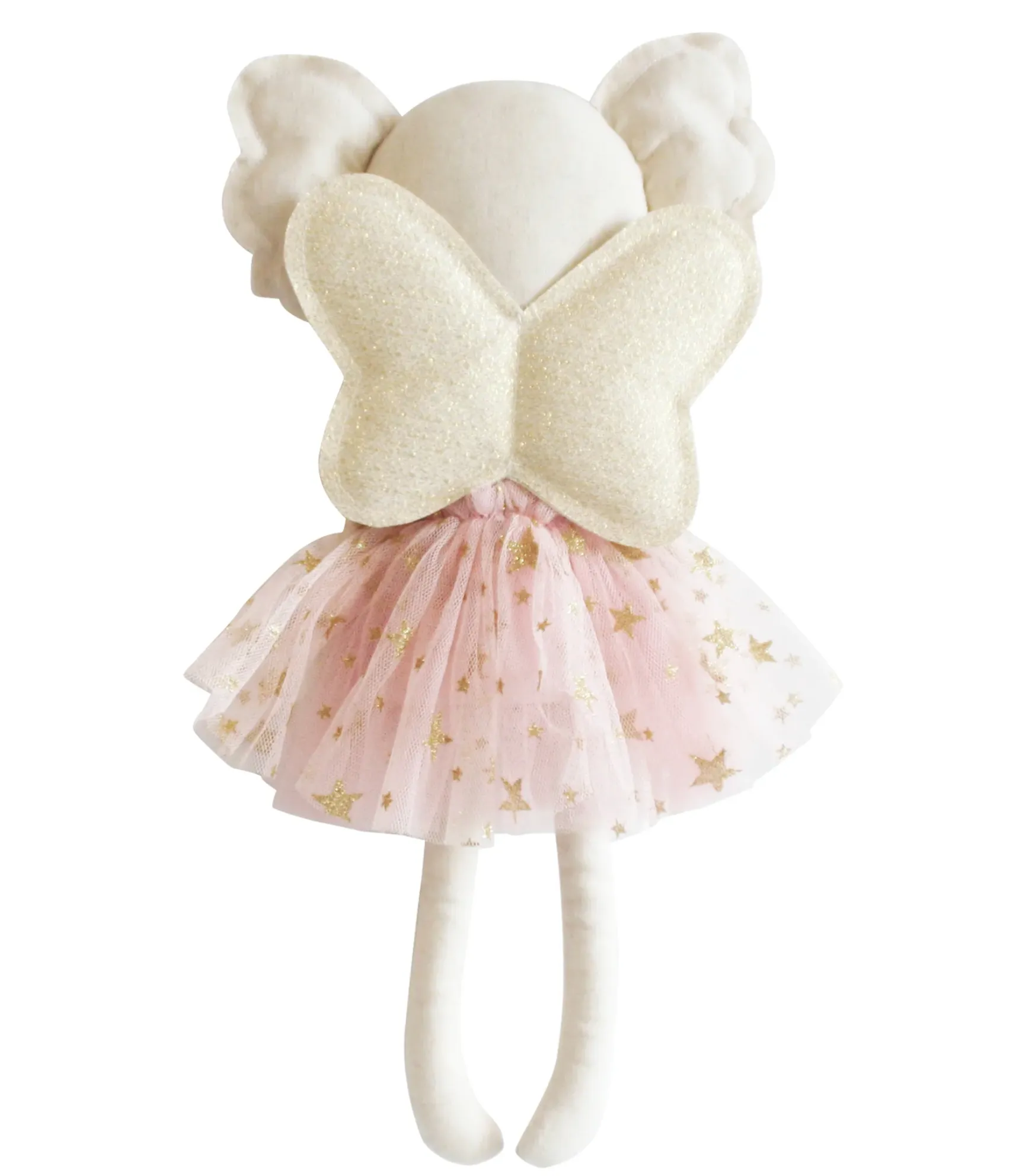 Large Koala Pink Gold Fairy Children's Doll with soft Blush & Gold Tulle Tutu