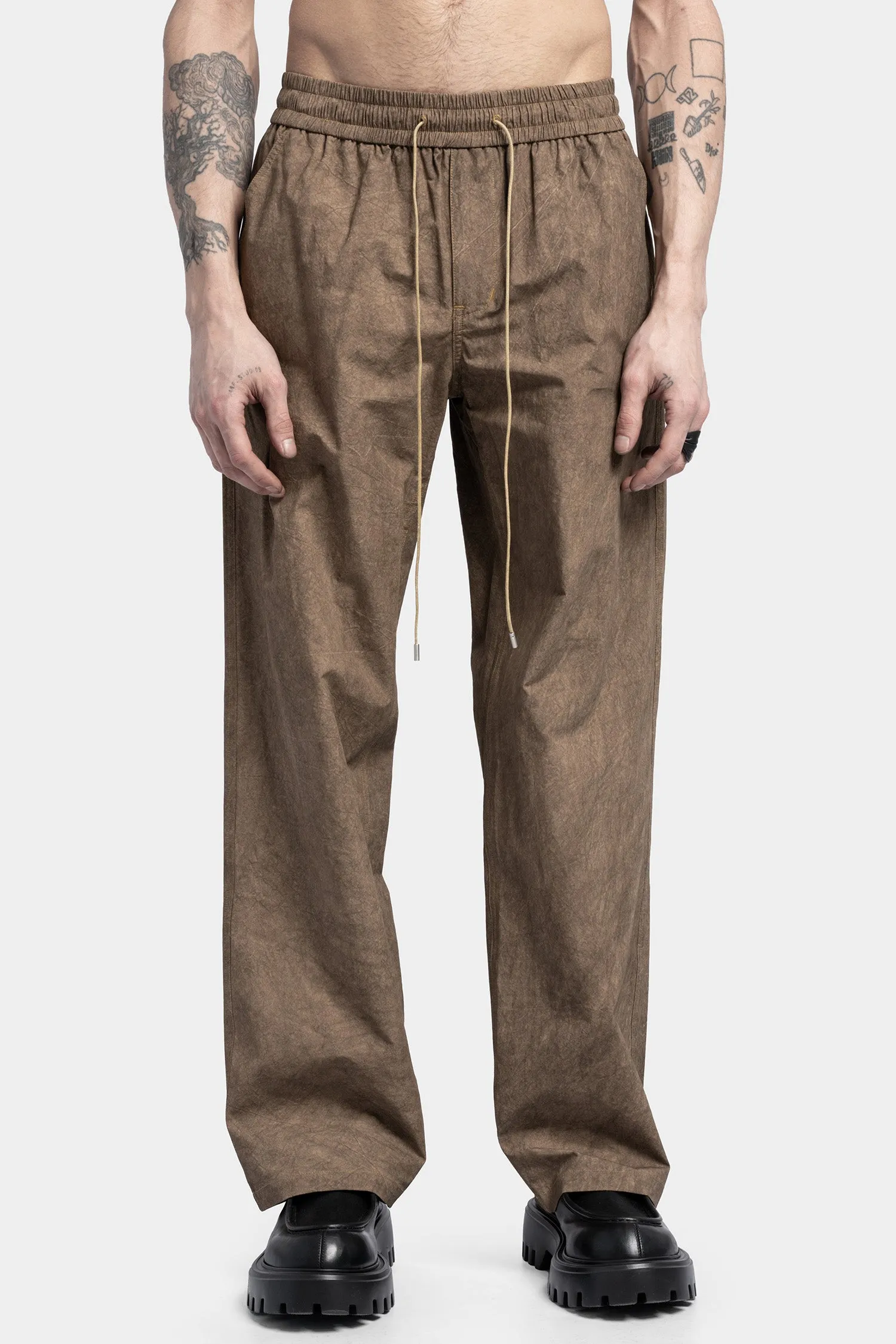 Lightweight Stonewashed Pants, Dahl Orange