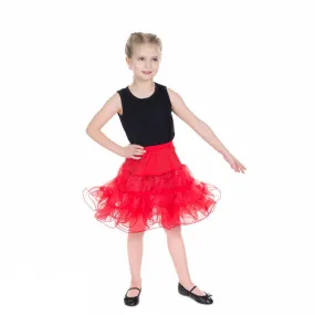 Little Kitty Girl's Red Petticoat Tutu