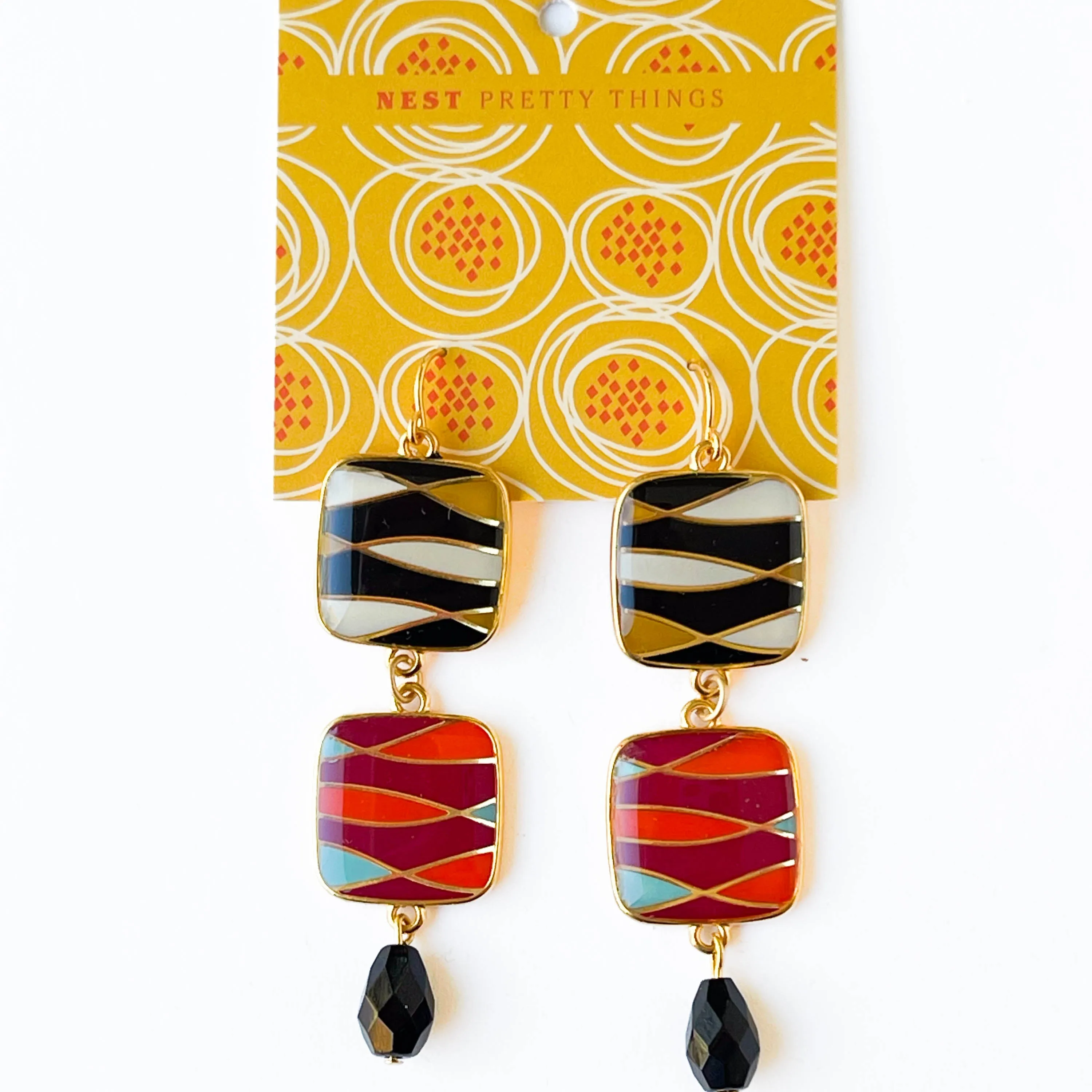 Long Statement Retro Earrings - WS