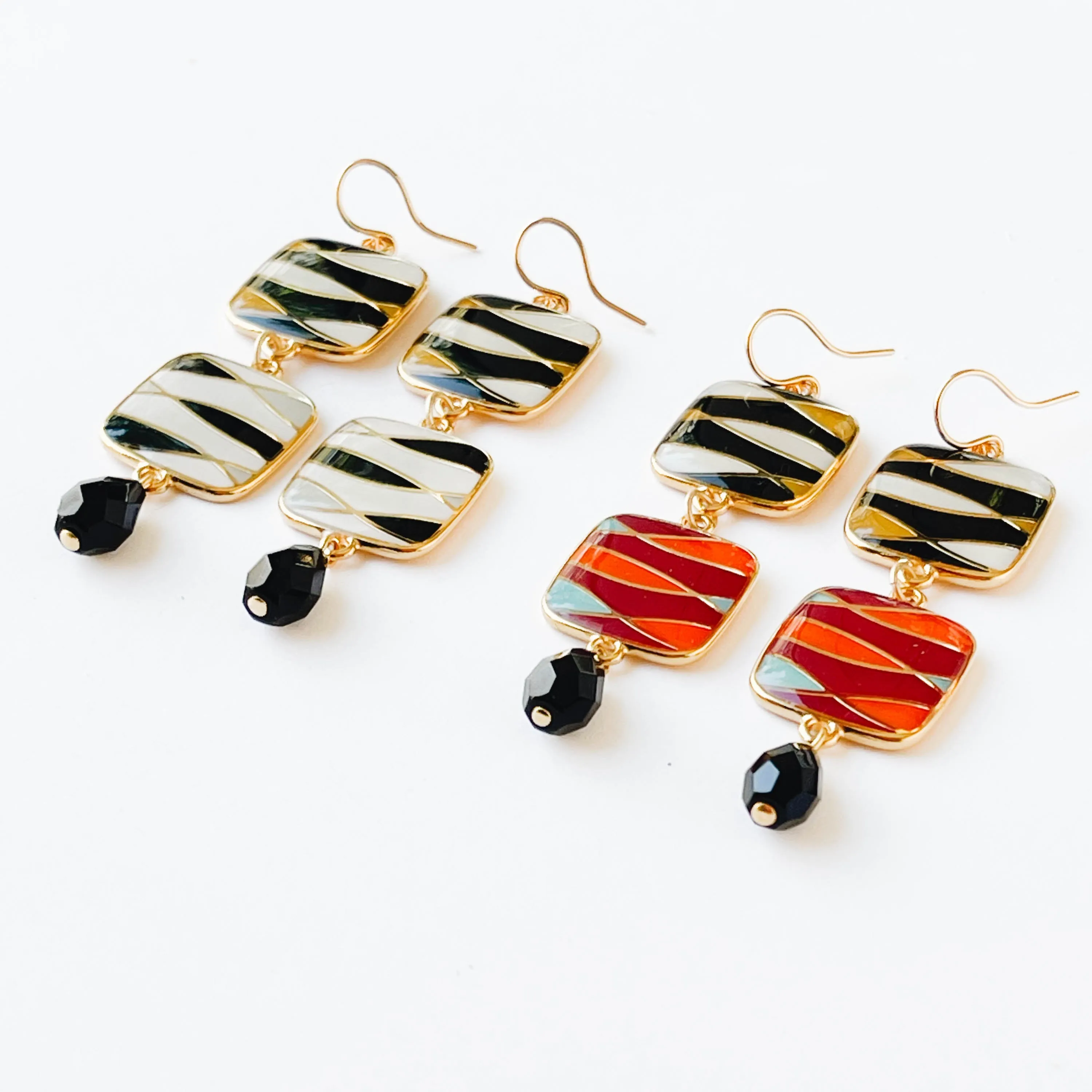 Long Statement Retro Earrings - WS