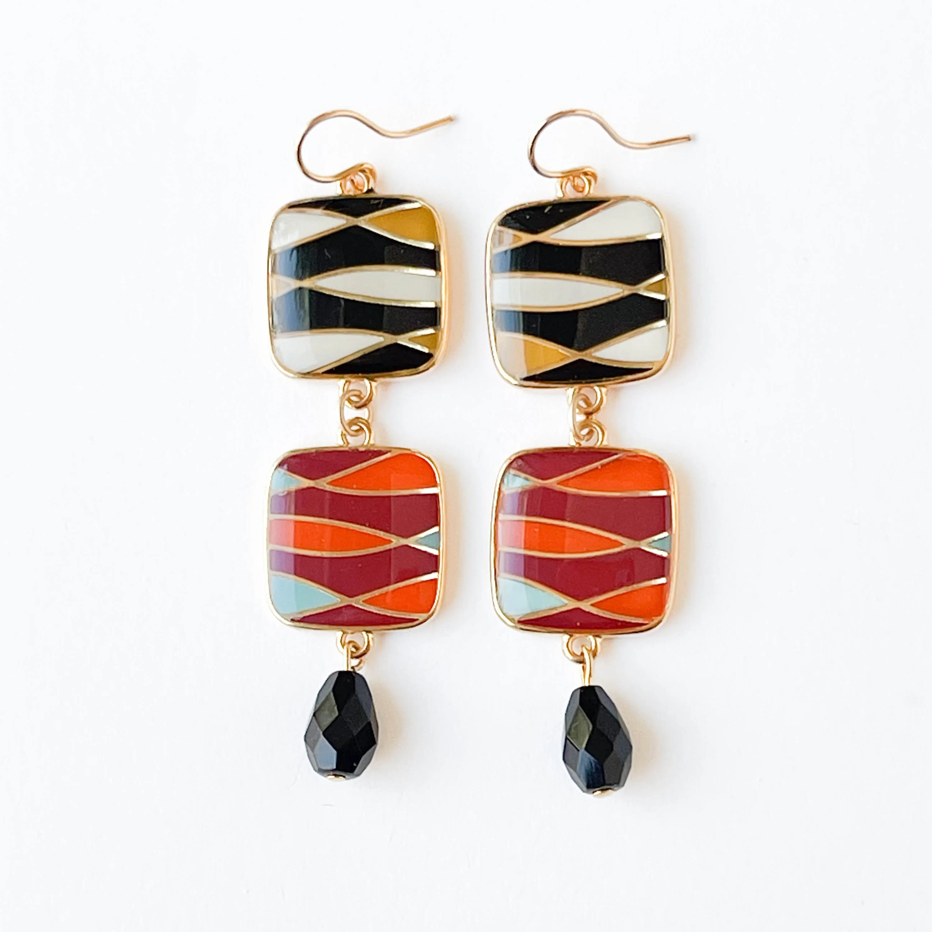 Long Statement Retro Earrings - WS