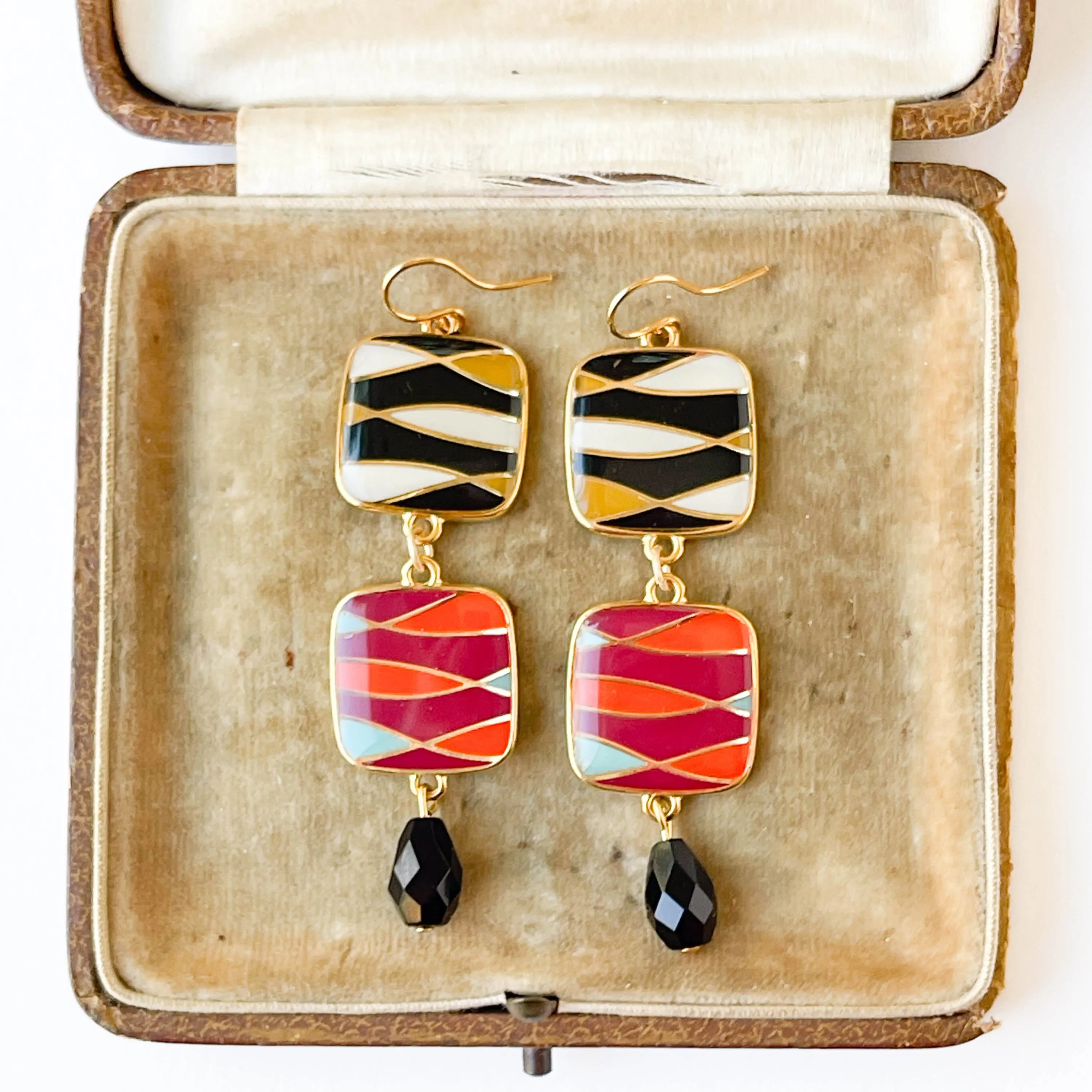 Long Statement Retro Earrings - WS