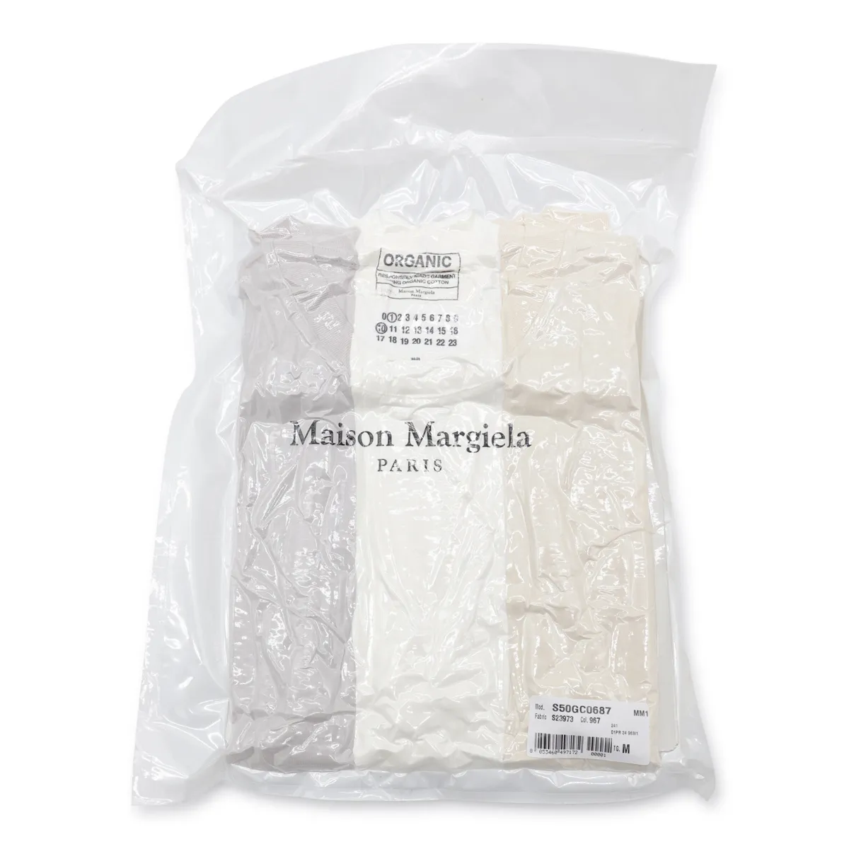 Maison Margiela  |Crew Neck Street Style Plain Cotton Short Sleeves Logo