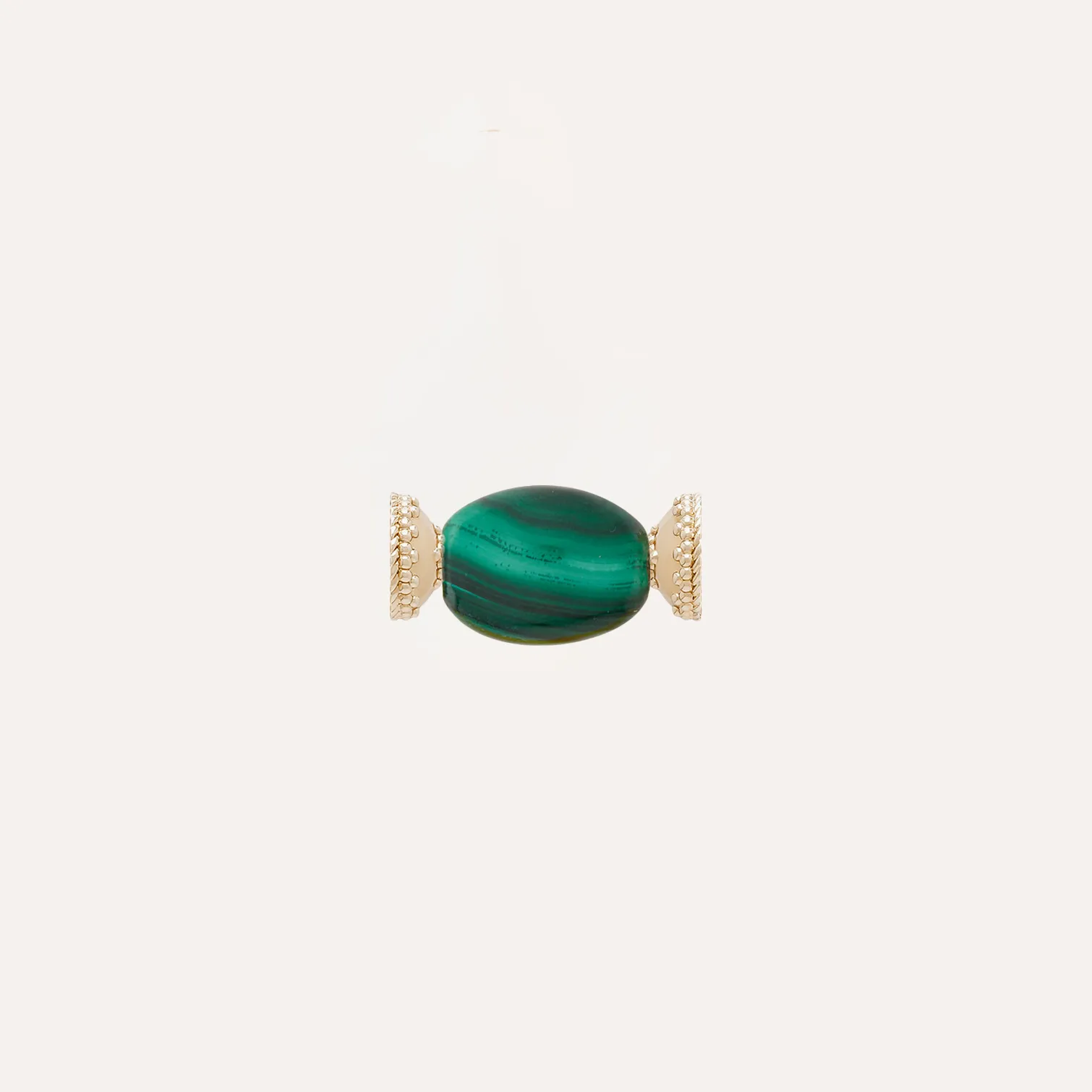 Malachite Flat Oval Mini Centerpiece