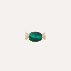 Malachite Flat Oval Mini Centerpiece