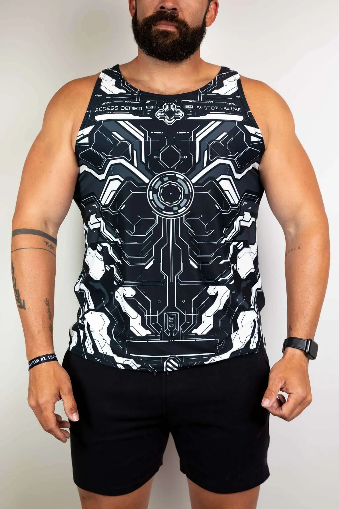 Mechanoid Unisex Tank Top - Black