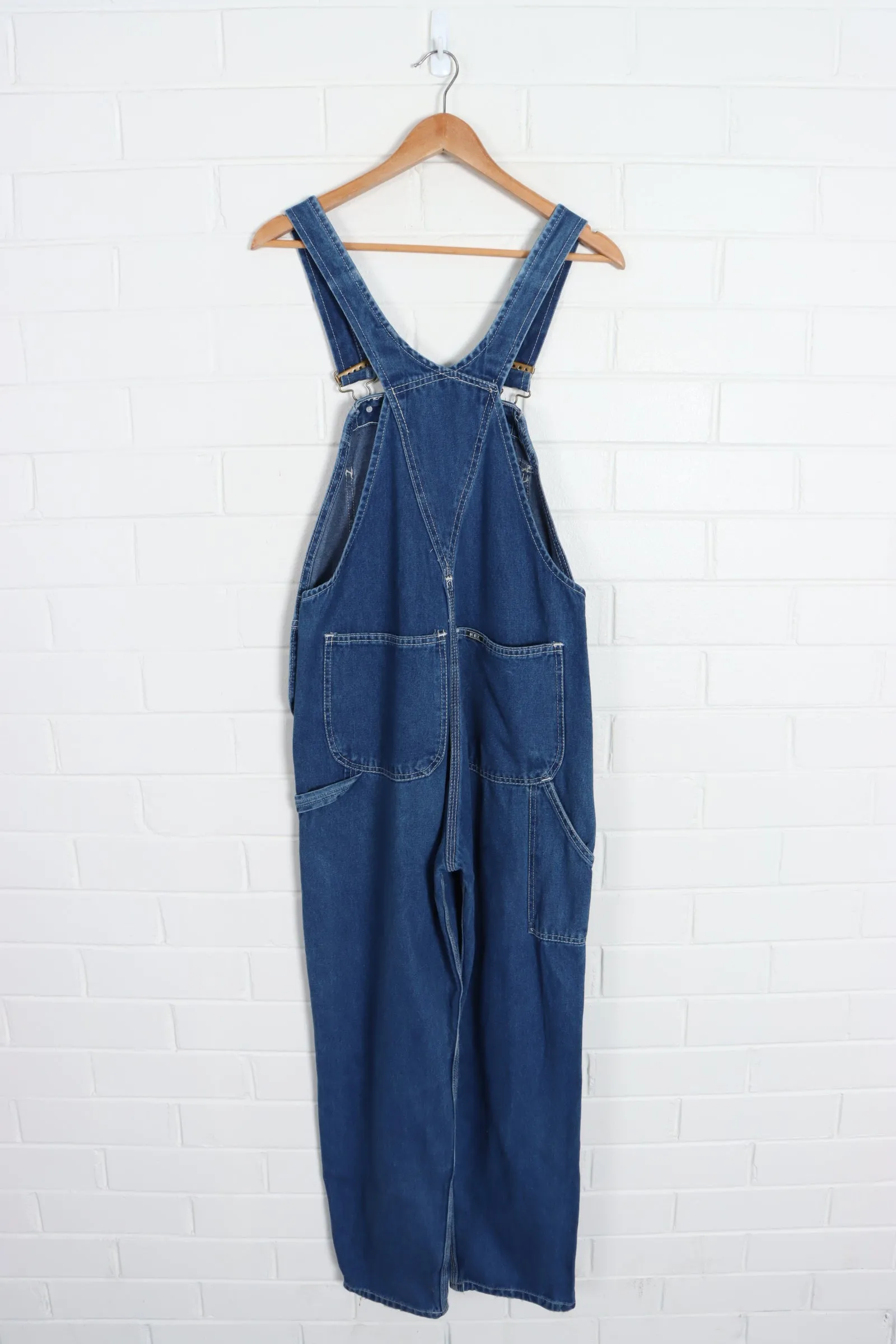 Medium Blue Long Denim Overalls (S-M)