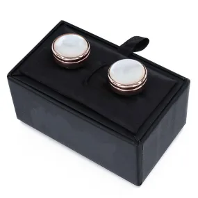 Men Clothing Rose Gold Color Button Cover Pearl Cover Accessories Gift