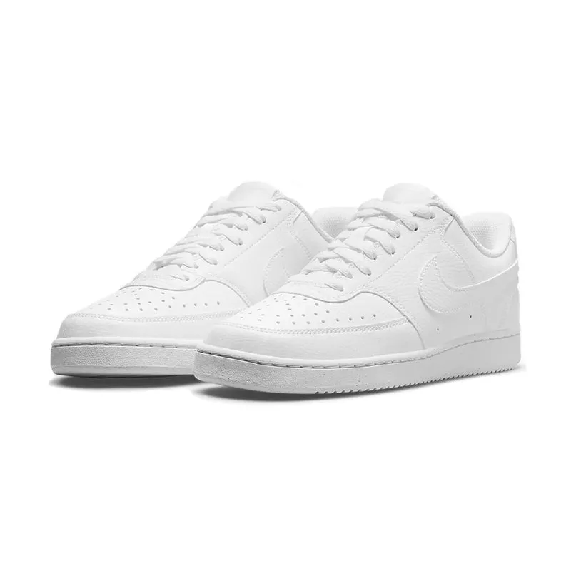 Men's Court Vision Low Next Nature White/White/White