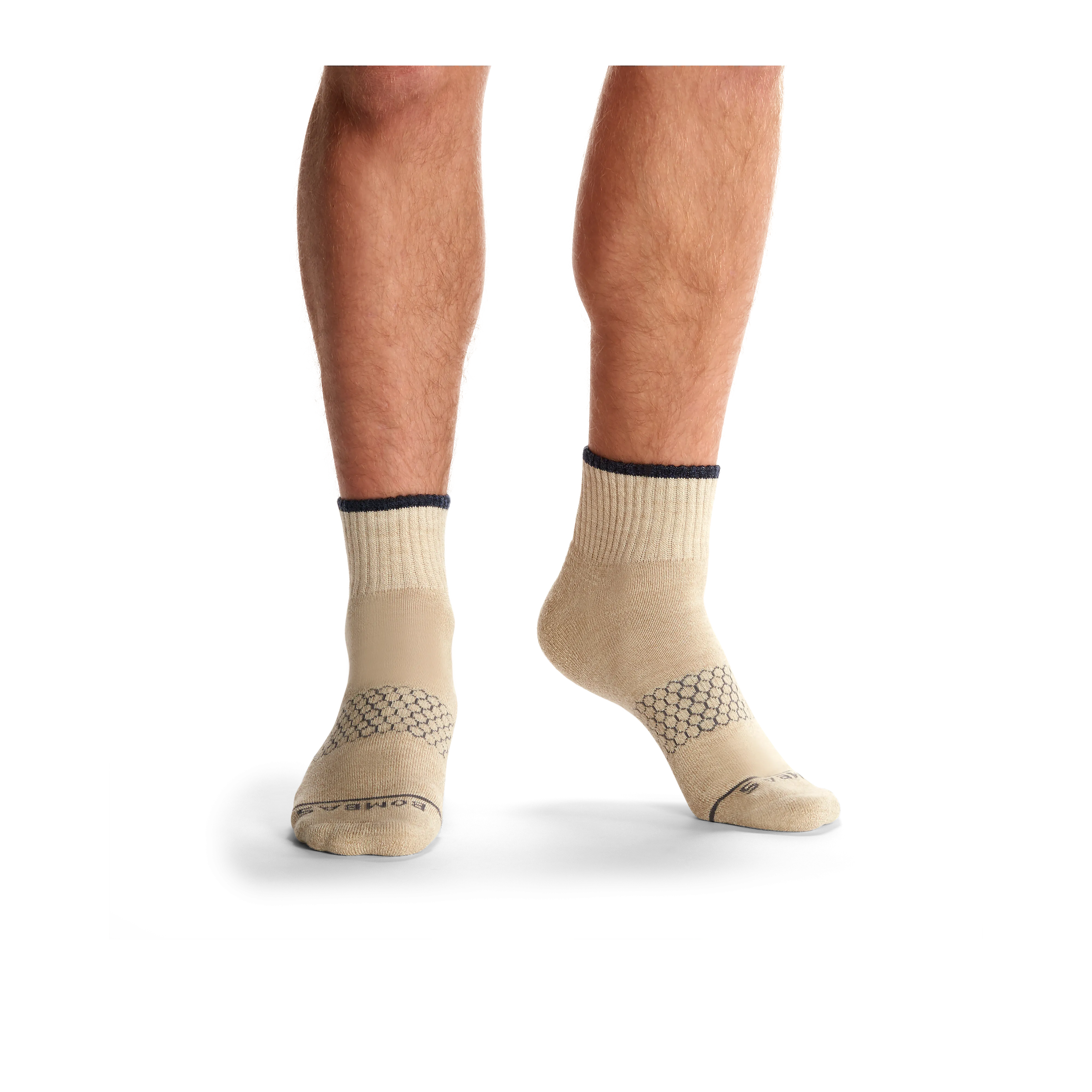 Men's Merino Wool Blend Quarter Sock 4-Pack