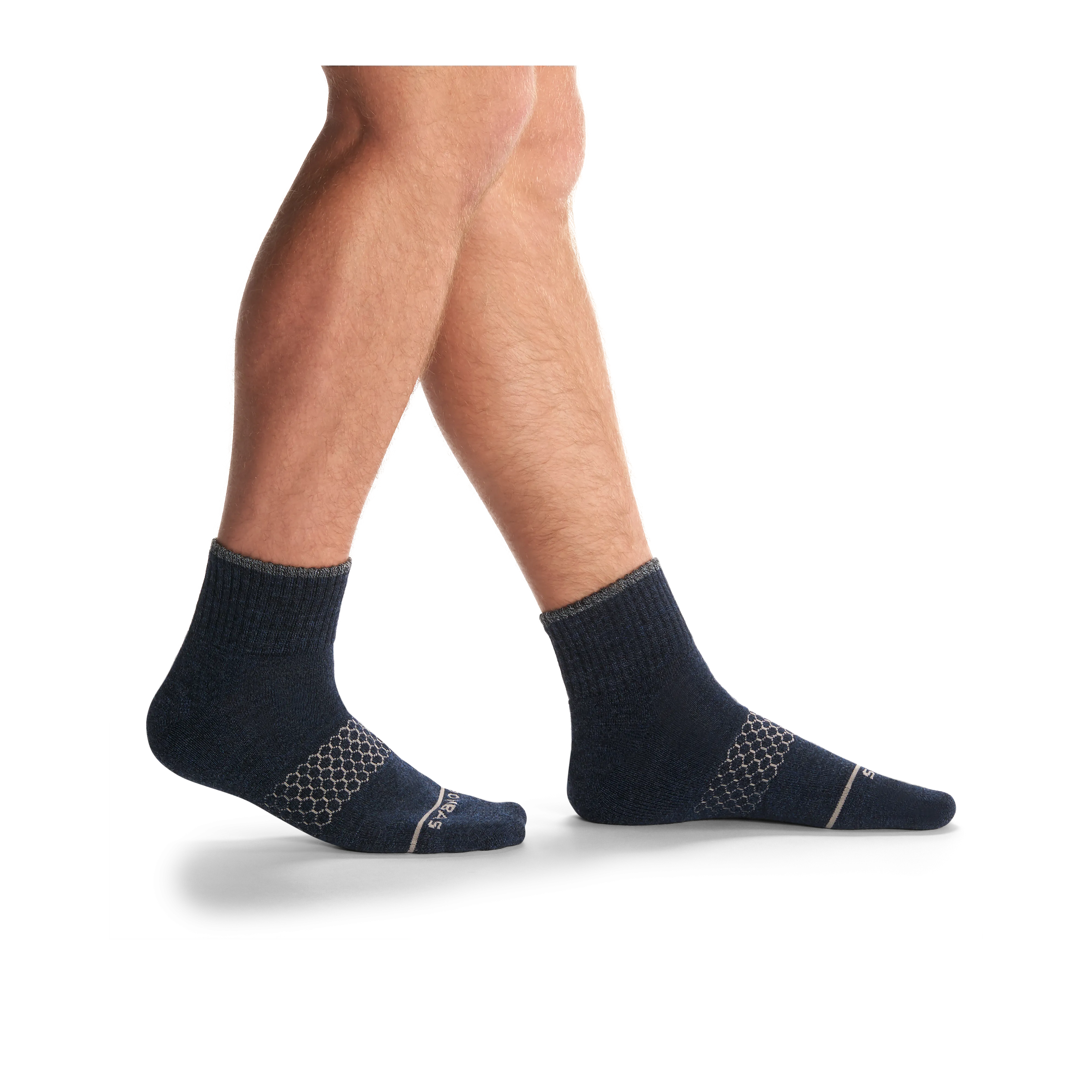 Men's Merino Wool Blend Quarter Sock