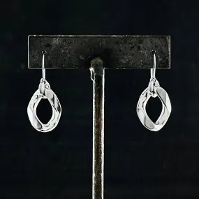 METAL Single Large Curb Link Earrings