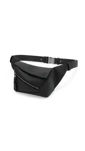 Mini Puzzle Bumbag in Classic Calfskin - Black