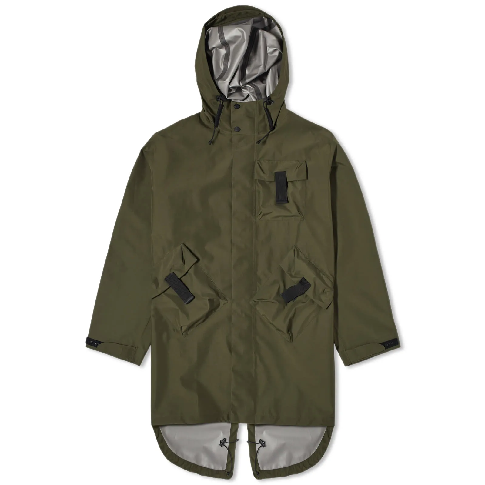 Moncler Genius x Salehe Bembury Menger Long ParkaDark Green