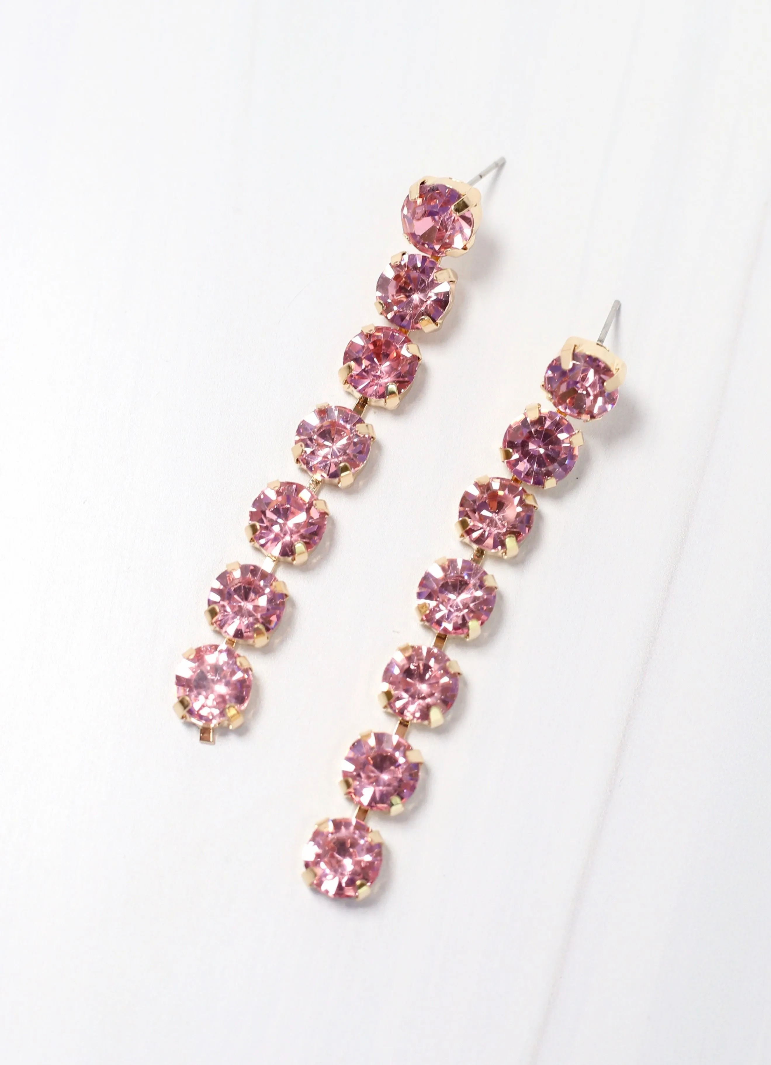 Murphie Stone Drop Earring PINK