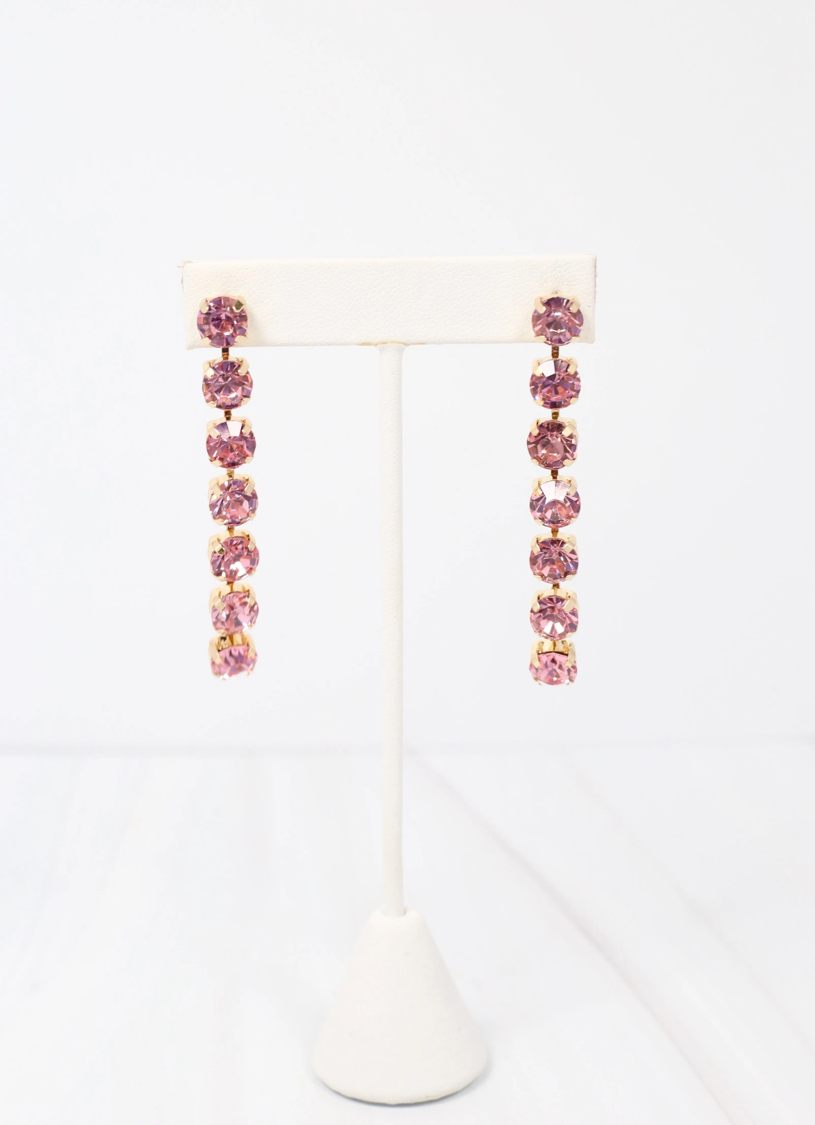 Murphie Stone Drop Earring PINK