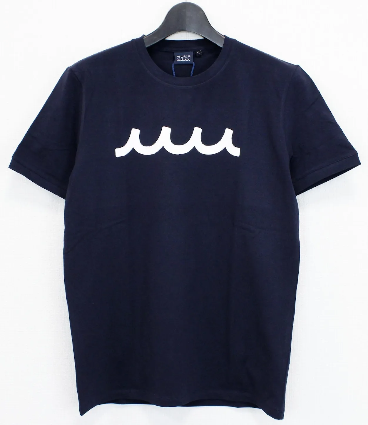 muta  |Crew Neck Unisex Street Style Cotton Short Sleeves Logo