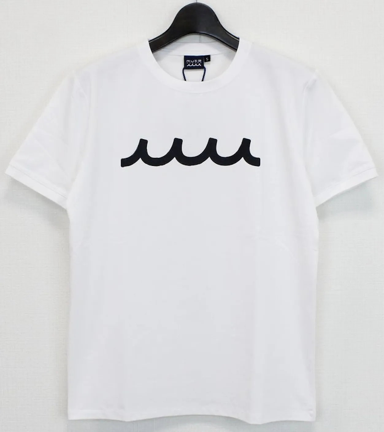 muta  |Crew Neck Unisex Street Style Cotton Short Sleeves Logo