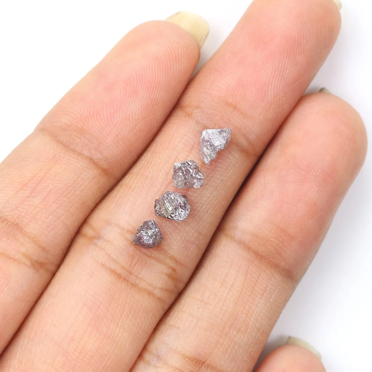 Natural Loose Rough Diamond Pink Color 1.50 CT 4.20 MM Rough Shape Diamond KR2158