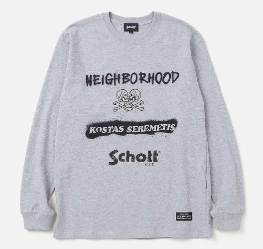 NEIGHBORHOOD  |Unisex Collaboration Cotton Logo T-Shirts