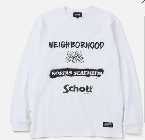 NEIGHBORHOOD  |Unisex Collaboration Cotton Logo T-Shirts