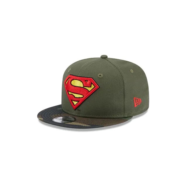 NEW ERA DC Superman Kids Green 9FIFTY Snapback Cap