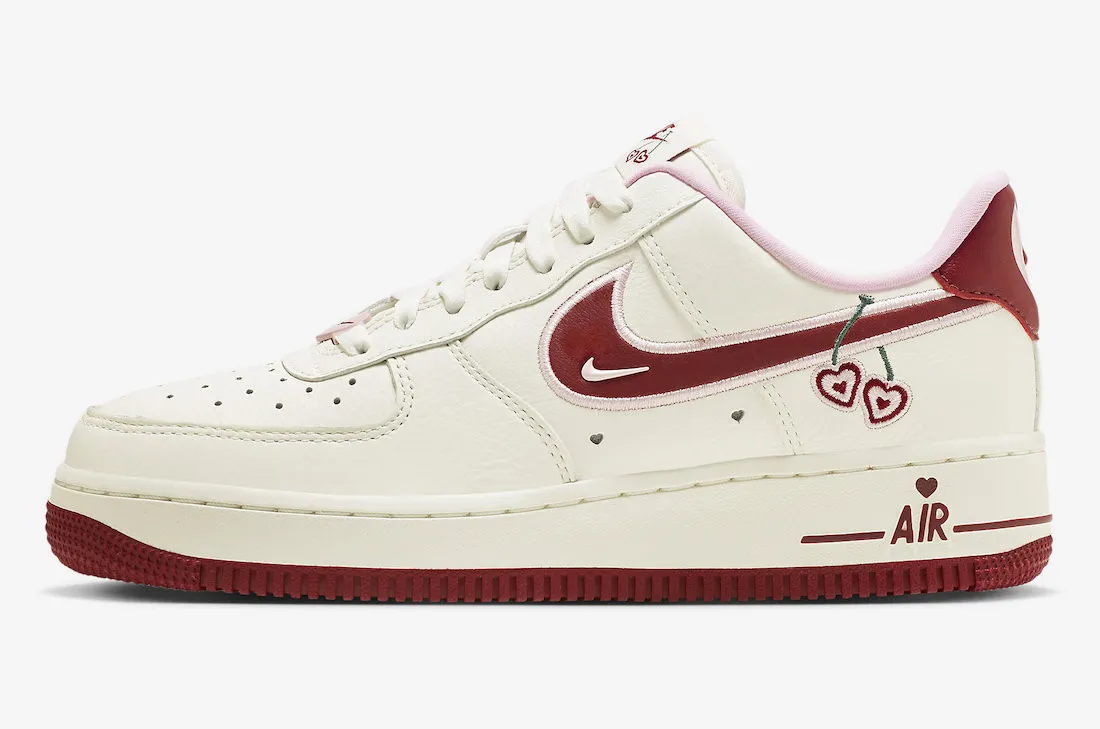 Nike Air Force 1 Low Valentine's Day White Red Pink FD4616-161