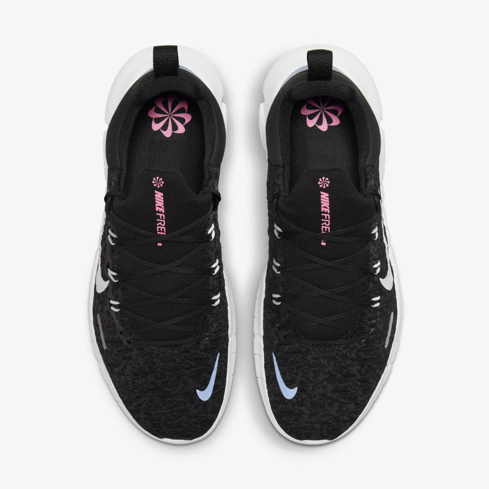 Nike Free RN 5.0 Next Nature Black White Football Grey Pink Spell CZ1884-013