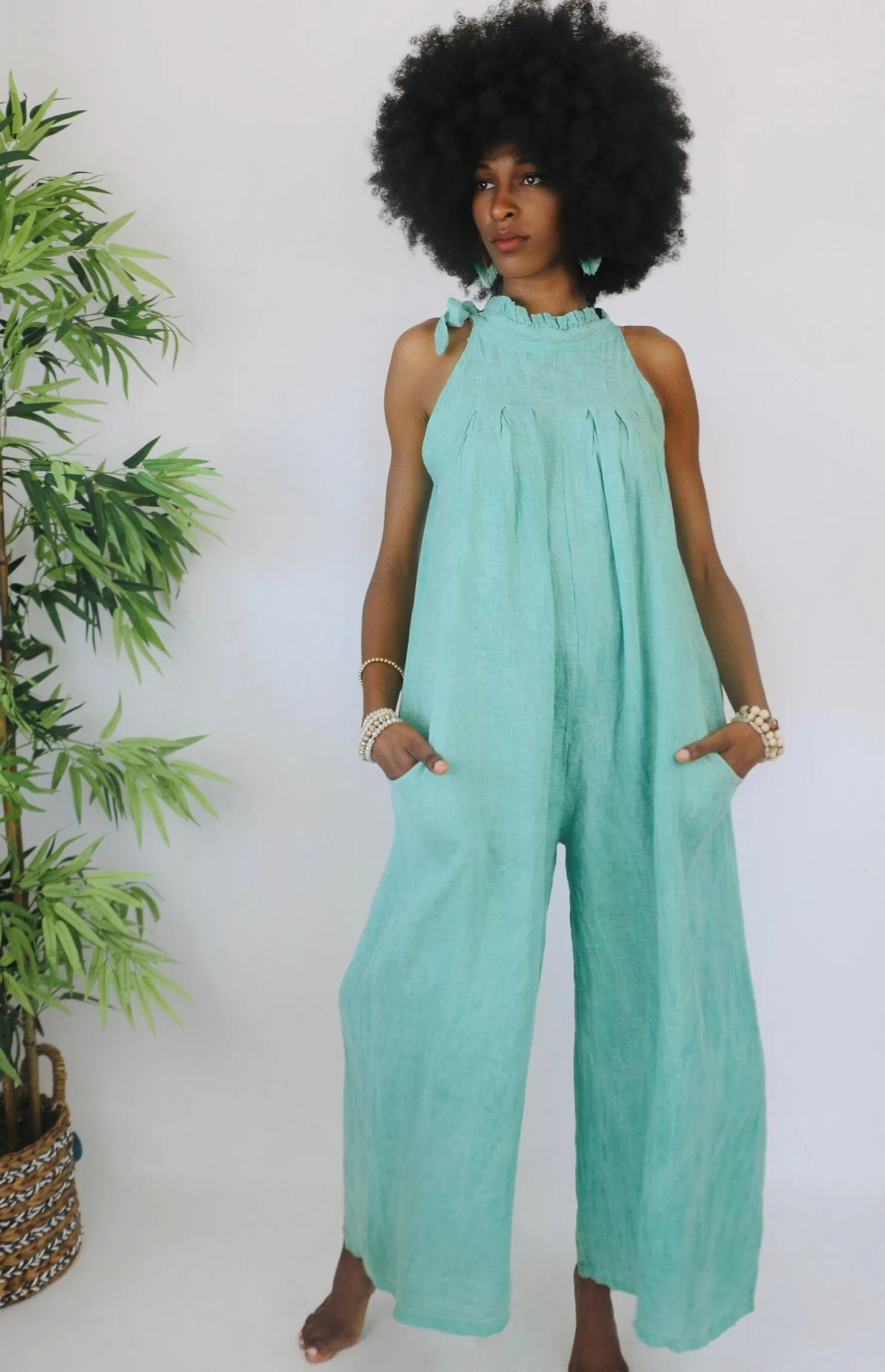 Olympia Linen Jumpsuit