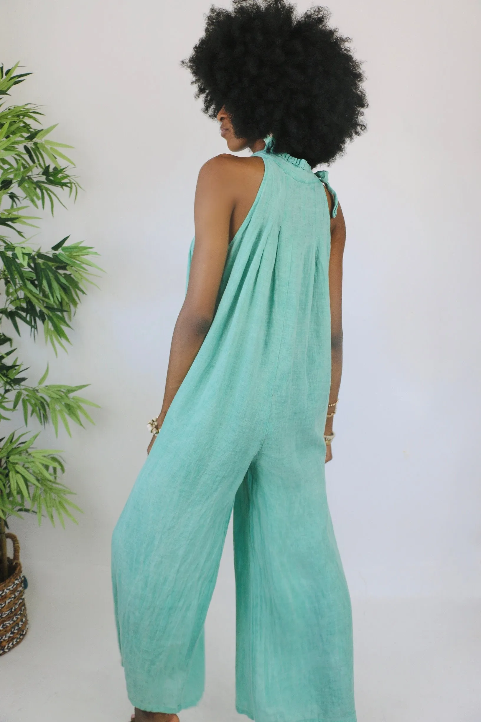 Olympia Linen Jumpsuit