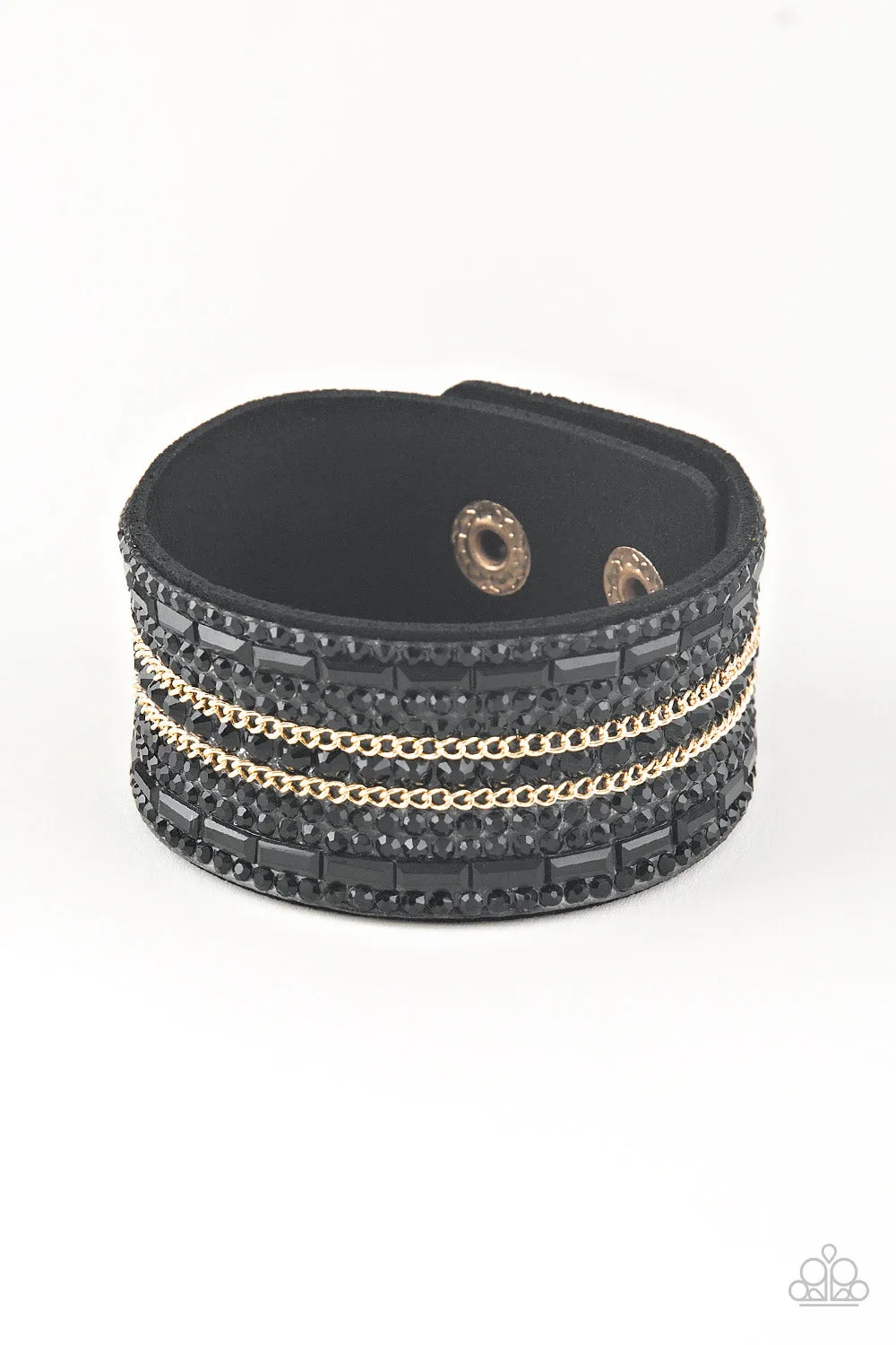 Paparazzi Rebel Radiance - Black Urban Bracelet