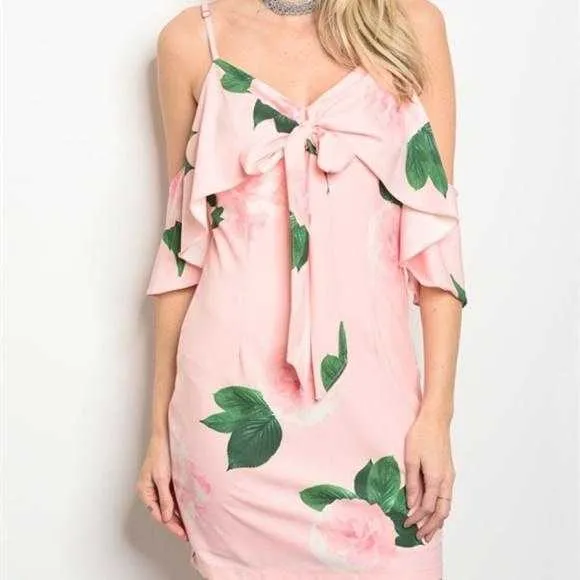 Pink Floral Dress