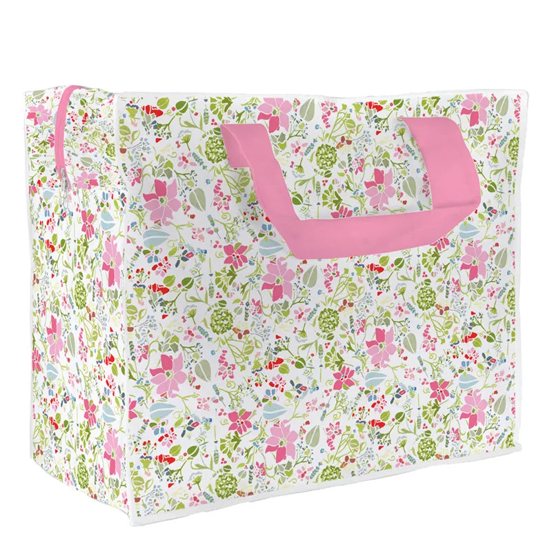 Practical Laundry & Storage Bag - Julie Dodsworth Pink Botanical LBAG53