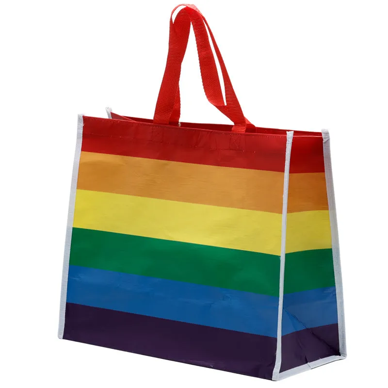 Recycled RPET Reusable Shopping Bag - Somewhere Rainbow Flag RPBAG15