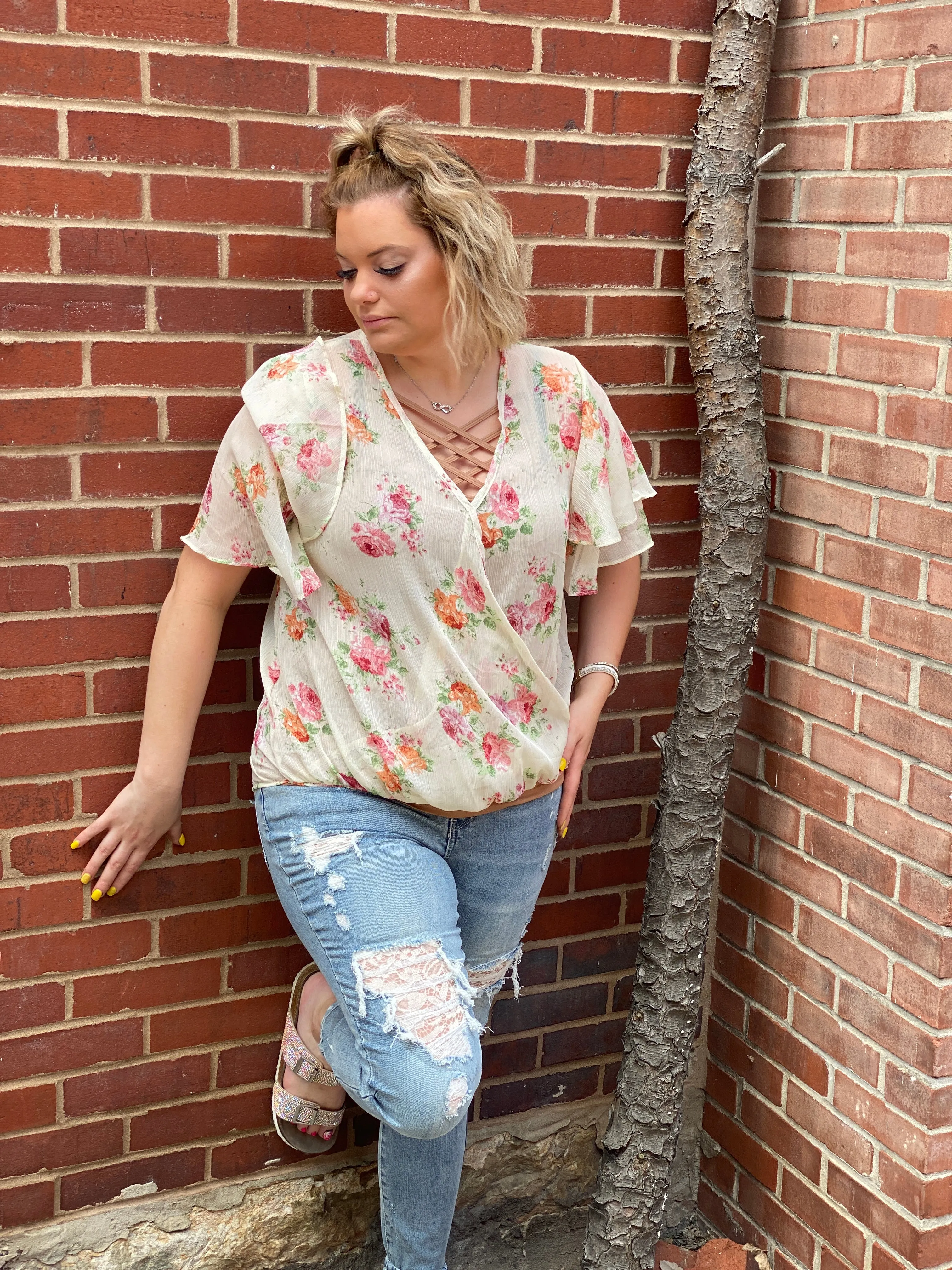 Romance In Bloom Top